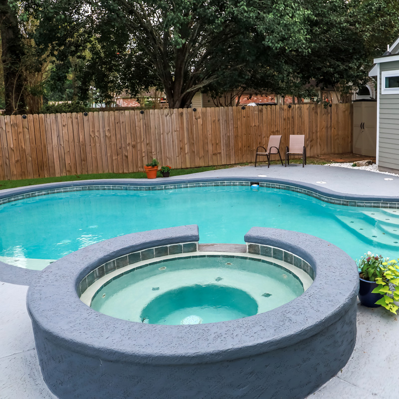 hot tub and custom pool